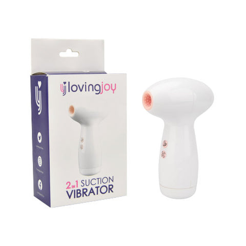 Loving Joy 2 in 1 Suction Vibrator