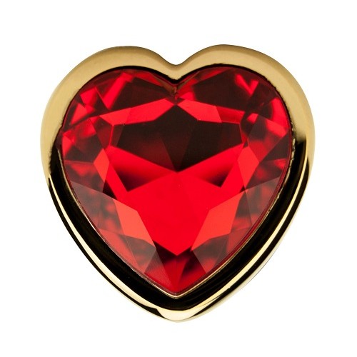 Precious Metals Limited Edition Heart Shaped Anal Plug - Gold