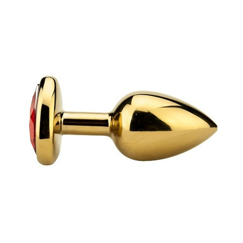 Precious Metals Limited Edition Heart Shaped Anal Plug - Gold