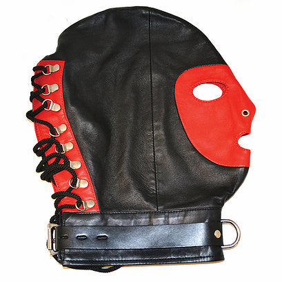 Rouge Black Mask with D-Ring & Lockable Buckle Strap