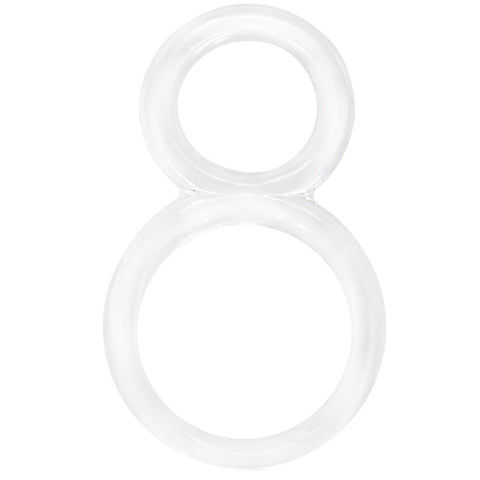 Screaming O Ofinity Double Erection Ring-Clear