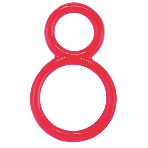 Screaming O Ofinity Double Erection Ring-Red