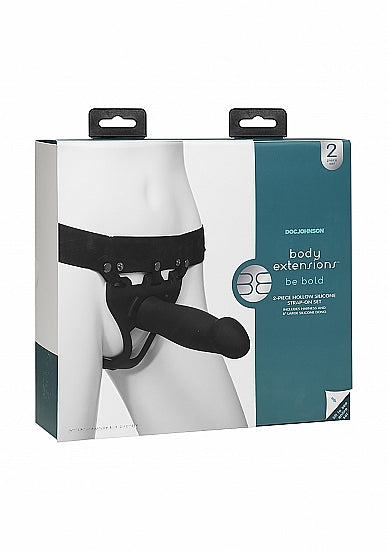 DOC JOHNSON Body Extensions Bold Hollow Strap-On