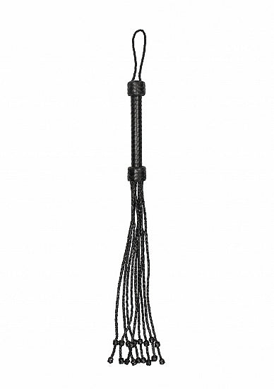 Ouch! Saddle Leather Braided Flogger