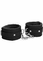 Ouch! Plush Leather Ankle Cuffs