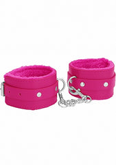 Ouch! Plush Leather Ankle Cuffs